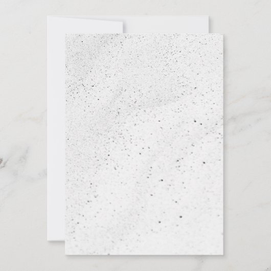 Mousserende witte zand kaart (Voorkant)