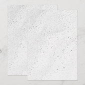 Mousserende witte zand kaart (Voorkant / Achterkant)