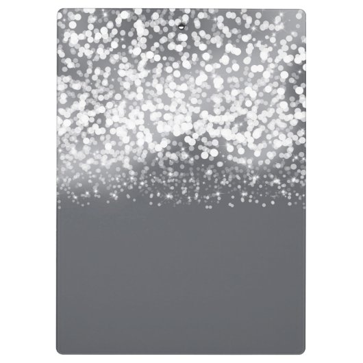 Mousserende zilverlampjes Chic Glam, speciaal aang Klembord (Achterkant)