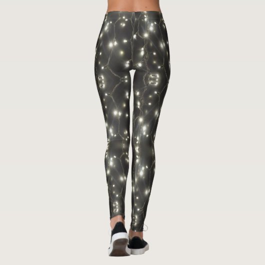 Mousserende zilververlichting leggings (Achterkant)
