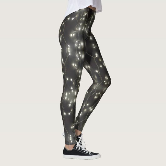 Mousserende zilververlichting leggings (Rechts)