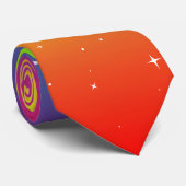 Mousserende zomerregenboog stropdas (Opgerold)
