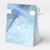 Mousserende Zwemmen zoet Zestien Blauw ID652 Bedankdoosjes (Achterkant)