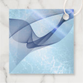 Mousserende Zwemmen zoet Zestien Blauw ID652 Bedankjes Labels (Achterkant)