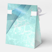 Mousserende Zwemmen zoet Zestien Blauwgroen ID652 Bedankdoosjes (Achterkant)