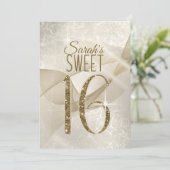 Mousserende Zwemmen zoet Zestien Gold ID652 Kaart (Staand voorkant)