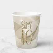 Mousserende Zwemmen zoet Zestien Gold ID652 Papieren Bekers (Achterkant)