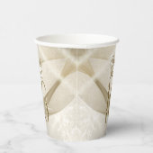 Mousserende Zwemmen zoet Zestien Gold ID652 Papieren Bekers (Rechts)