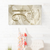 Mousserende Zwemmen zoet Zestien Gold ID652 Spandoek (Insitu)