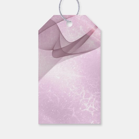 Mousserende Zwemmen zoet Zestien orchidee Roze ID6 Cadeaulabel (Achterkant)