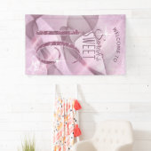 Mousserende Zwemmen zoet Zestien orchidee Roze ID6 Spandoek (Insitu)