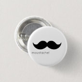 moustache ronde button 3,2 cm (Voorkant /achterkant)