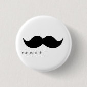moustache ronde button 3,2 cm (Voorkant)