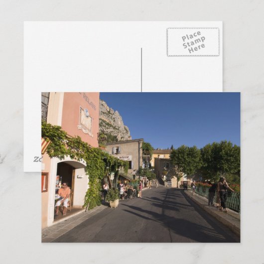 Moustiers-Sainte-Marie, Provence, Frankrijk. 2 Briefkaart (Voorkant / Achterkant)
