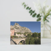 Moustiers-Sainte-Marie, Provence, Frankrijk. Briefkaart (Staand voorkant)