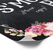 moutbeuk met teken van het bord poster (Hoek)