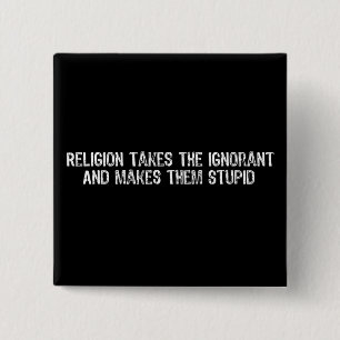 Mouth Breather Truth Vierkante Button 5,1 Cm