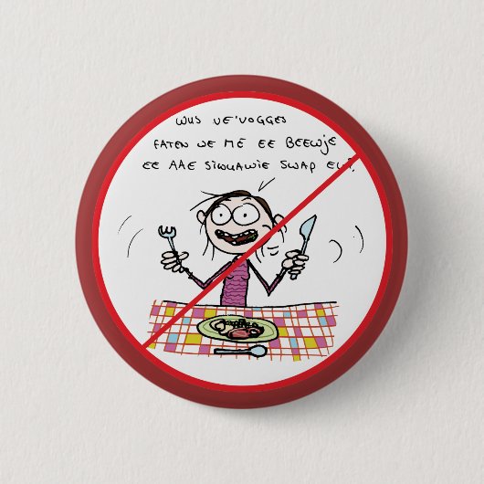 Mouth Full Button (Voorkant)