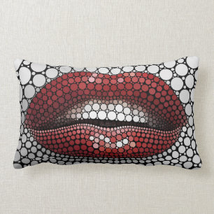 Mouth Made of Circles Kussen
