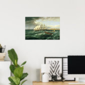 Mouth of the Delaware Poster (Thuiskantoor)