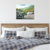 Mouth of the Topango Canyon Scene Canvas Afdruk (Insitu (Slaapkamer))