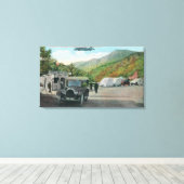 Mouth of the Topango Canyon Scene Canvas Afdruk (Insitu (Houten vloer))
