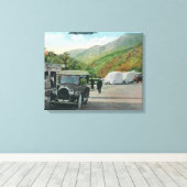Mouth of the Topango Canyon Scene Canvas Afdruk (Insitu (Houten vloer))