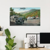 Mouth of the Topango Canyon Scene Poster (Thuiskantoor)