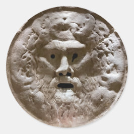 Mouth of Truth Ronde Sticker