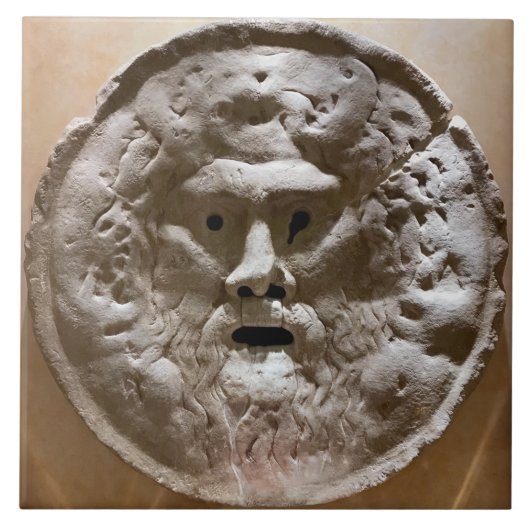 Mouth of Truth Tegeltje (Voorkant)