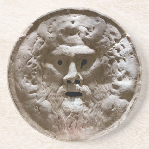 Mouth of Truth Zandsteen Onderzetter