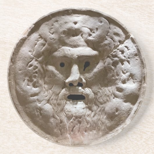 Mouth of Truth Zandsteen Onderzetter (Voorkant)