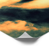 Mouth Smoke Vape Grunge Art Poster (Hoek)