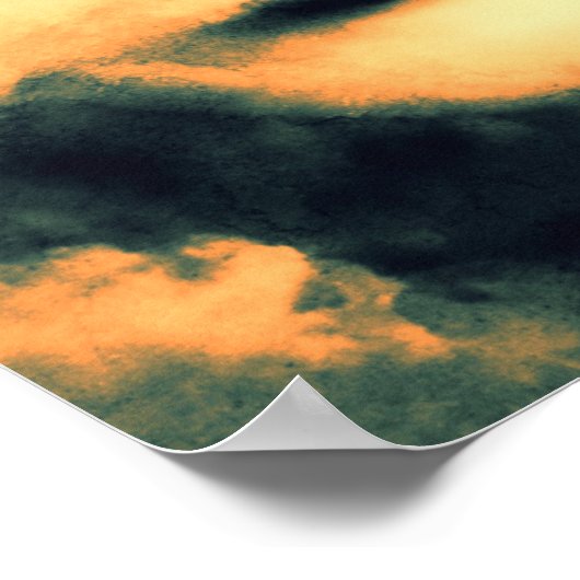 Mouth Smoke Vape Grunge Art Poster (Hoek)