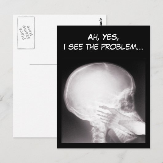 Mouth X-Ray Briefkaart (Voorkant / Achterkant)