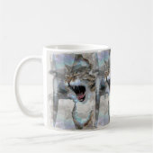 Mouthy Cat Designed Photo Coffee Mok (Links)