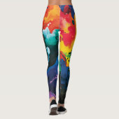 moutige kleur leggings (Achterkant)