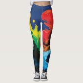 moutige kleur leggings (Voorkant)