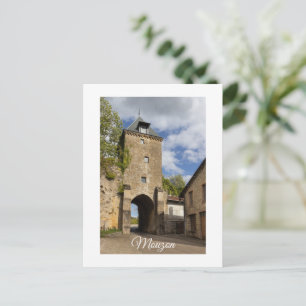 Mouzon Medieval Gatehouse, Frankrijk Feestdagenkaart