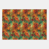 Movana - Rote Mohn Welt - Geschenkpapier Set Inpakpapier Vel (Voorkant 2)