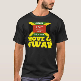 MOVE AND GWAY Basic Donker T-shirt