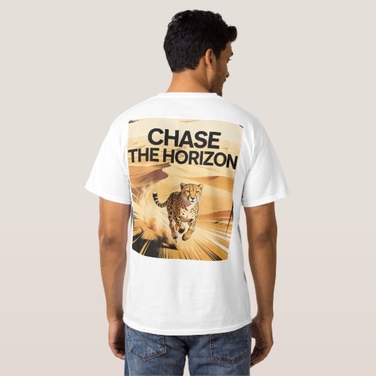 Move Fast – Cheetah Speed Motivation Shirt (Achterkant volledig)