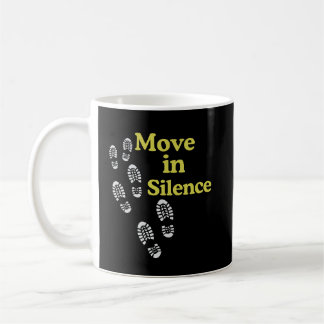 Move in Silence Inspirational Mug – Quiet Strength Koffiemok