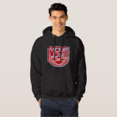 MOVE LOVE HEART BY MASANSER PIXELAT HOODIE (Voorkant volledig)
