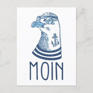 Möve Moin Anker / Norddeutschland Briefkaart