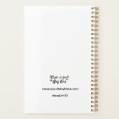 Move, Or You'll Stay There Spiral Notebook Planner (Achterkant)