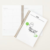Move, Or You'll Stay There Spiral Notebook Planner (Display)