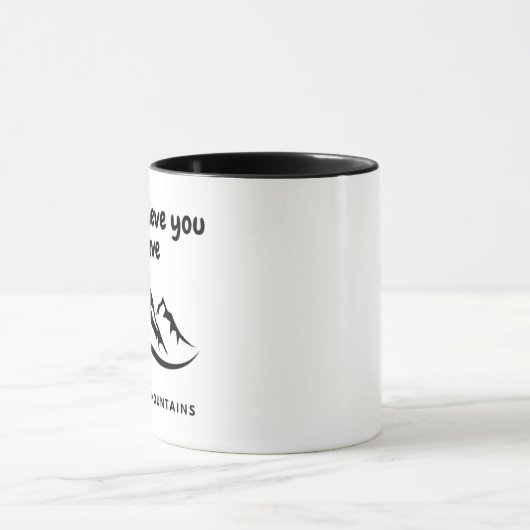 Move The Highest Mountains Inspirational Mug Mok (Midden)