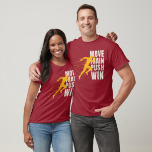 Move Train Push Win Hardloop Shirt