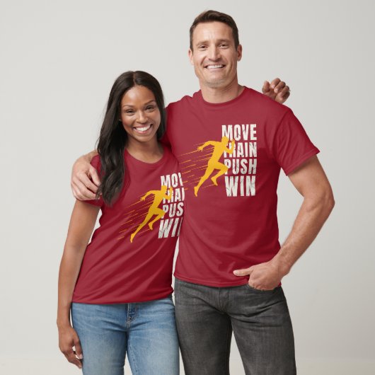 Move Train Push Win Hardloop Shirt (Unisex)